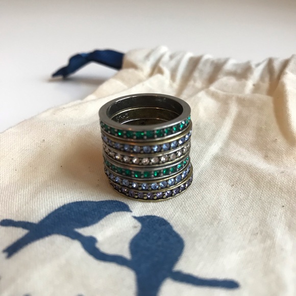 Chloe + Isabel Birthstone Stacking Rings 🌟 - Picture 7 of 7